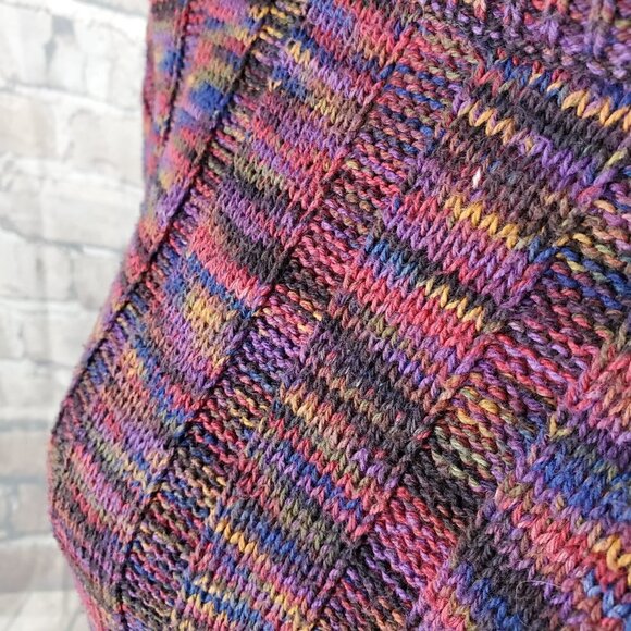 Vintage 80s Multicolor Crew Sweater Men's Large - Picture 11 of 15